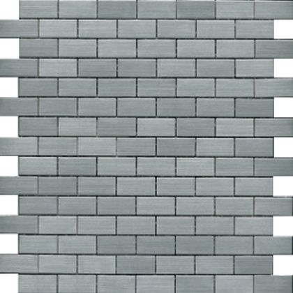 Mosaico Brick Acero (2x4) 29x29