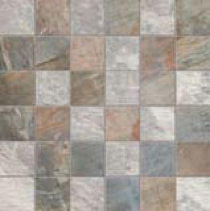 Fossil Mosaico Quadr. Mix Light Grey/Blue 30x30 FSN03211