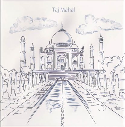 Ondulado Decor World-1 Taj Mahal 20x20