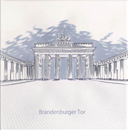 Ondulado Decor World-2 Brandenburger Tor 20x20