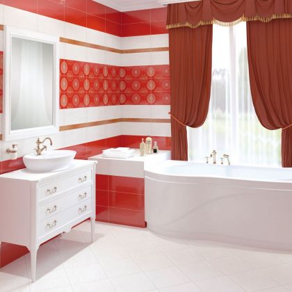 Плитка Royal Suite Red 20x50