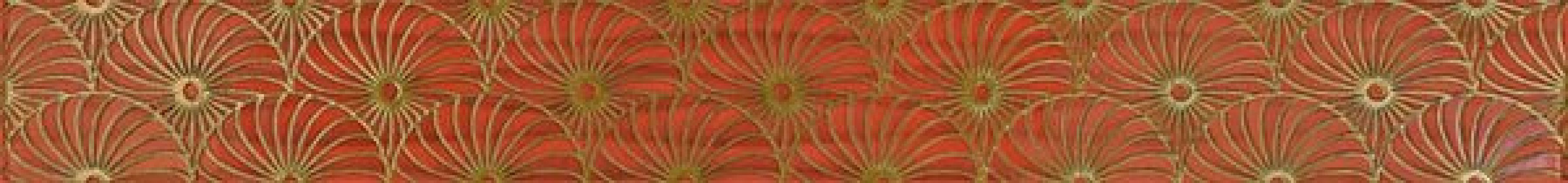 Бордюр Cenefa Suite Decore Sunflower Red 6x50