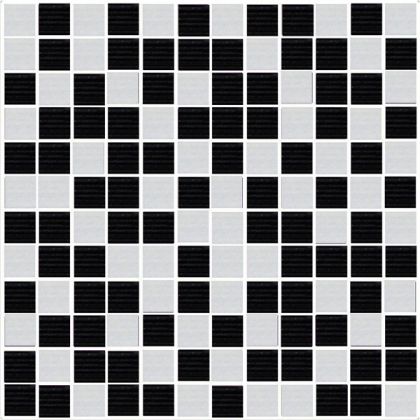 Style Mosaico Marfil-Negro 30x30