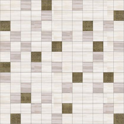 Acuarela Mosaico Cotton-Crema 30x30