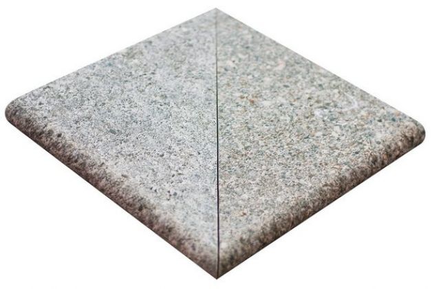 Ступень Granite Angulo Peldano Ext. 2 pz R-12 Carrara 33x46
