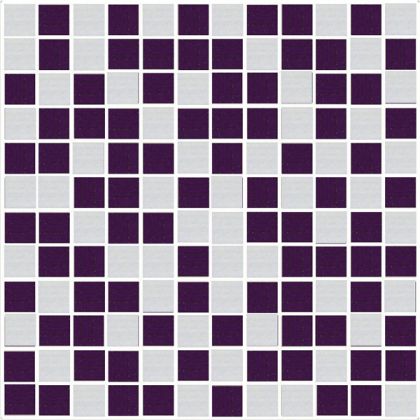 Mosaico Energy Violet-Blanco 30x30