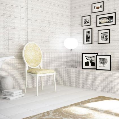 Mosaico Elegance Bianco 20x40