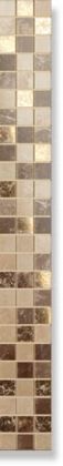 I Marmi Mosaico Dark Imperador 6x56 MI1865