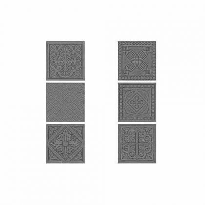 Вставка Enigma Уголок Серебряный 7,5x7,5 K076644