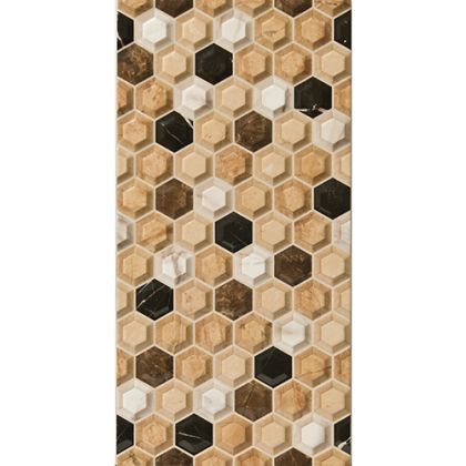 Плитка Hexagon Cuarzo 25x50