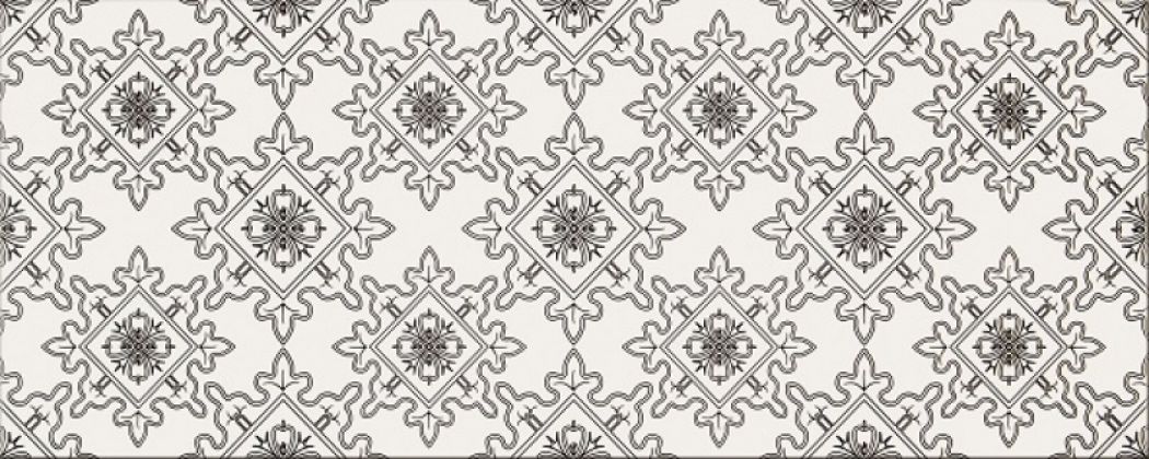 Плитка Black & White Pattern Е 20x50