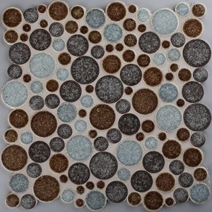 Mosaico Sphere Brown/Grey 30x30