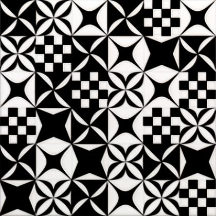 Mosaico Black&White Mix 20x20