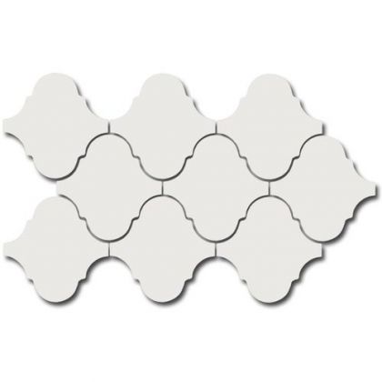 Мозаика Scale Alhambra White matt 27x43 21926