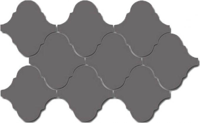 Мозаика Scale Alhambra Dark Grey 27x43 21929
