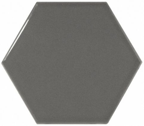 Hexagon Dark Grey 10,7x12,4 21913