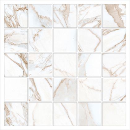 Marble Trend Мозаика K-1001/MR/m14/ Calacatta 30,7x30,7 K-1001/MR/m14/307x307x10