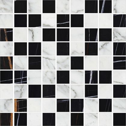 Marble Trend Мозаика K-1000(1004)/LR(CR)/m01/ Carrara 30,7x30,7 K-1000/LR/m13/307x307x10