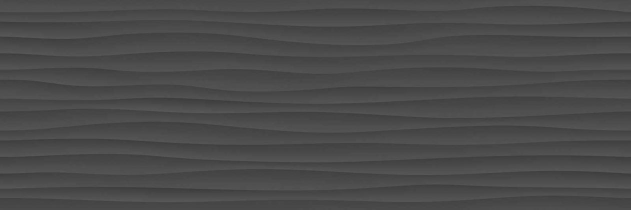 Плитка Eclettica Anthracite Struttura Wave 3D 40x120 M1AG