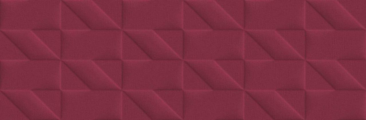 Плитка Outfit Red Struttura Tetris 3D 25x76 M12C