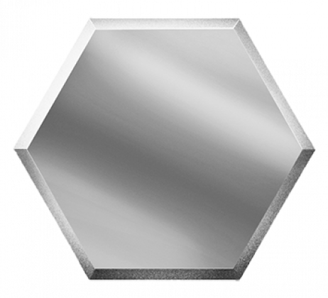 Зеркальная серебряная плитка СОТА 25,9x30 СОЗС3