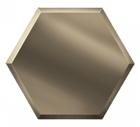 Зеркальная бронзовая плитка СОТА 17,3x20 СОЗБ1