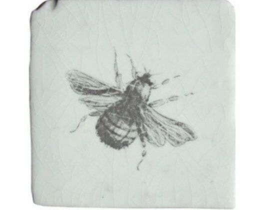 Dec. Bumble Bee Gris Prov.Blanco 10x10