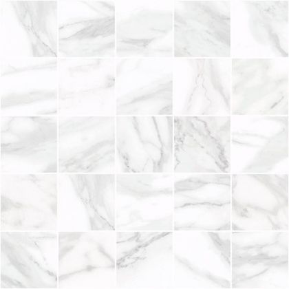 Olimpus мозаичный белый 25x25 MM34037
