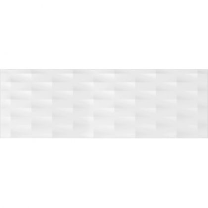 Плитка Trendy рельеф пики белый 25x75 TYU052