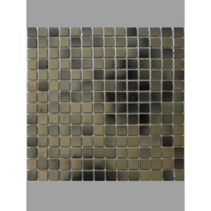 Keramograd Мозаика стеклянная, зеркальная Черная 30,5x30,5 RJ90
