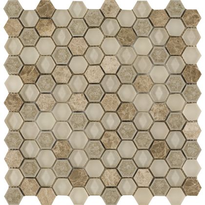 L`antic colonial Mosaics Collection Aura Hexagon Creams 29x30 L244006231