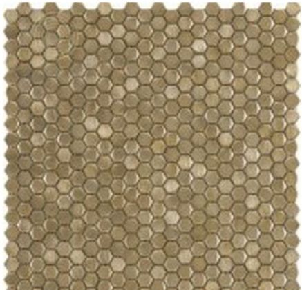 L`antic colonial Mosaics Collection Gravity Aluminium Hexagon Gold 31x31 L244008671