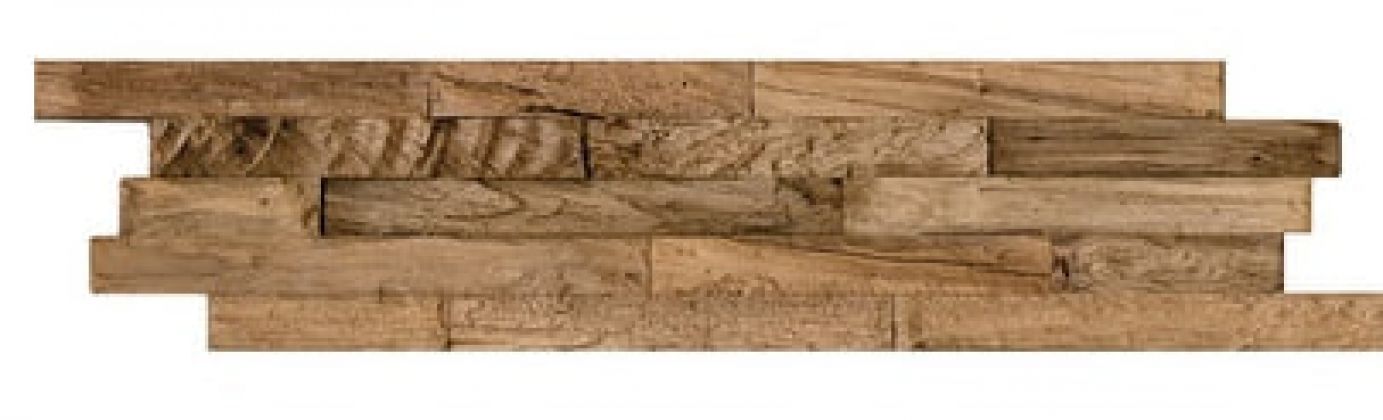 L`antic colonial Wood Wall Teak 15x61 L241714551