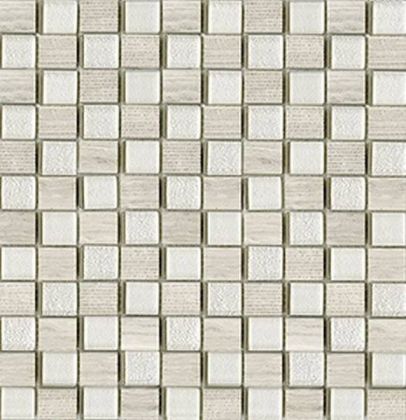 L`antic colonial Mosaicos Time Text Silver Wood 28,5x29,5