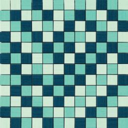 Mosaico su rete Blu