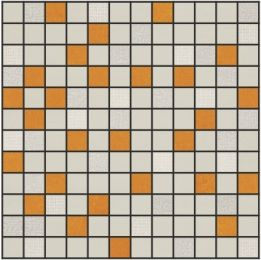 Futura Mosaico Naranja-Marfil