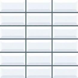 K523582 Metro Tiles White Glossy