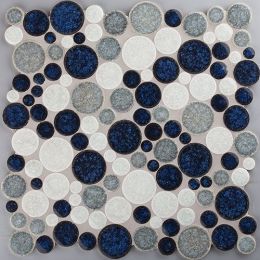Mosaico Sphere Blue/White
