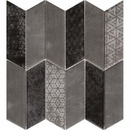 L`antic colonial Rhomboid Mosaics Black